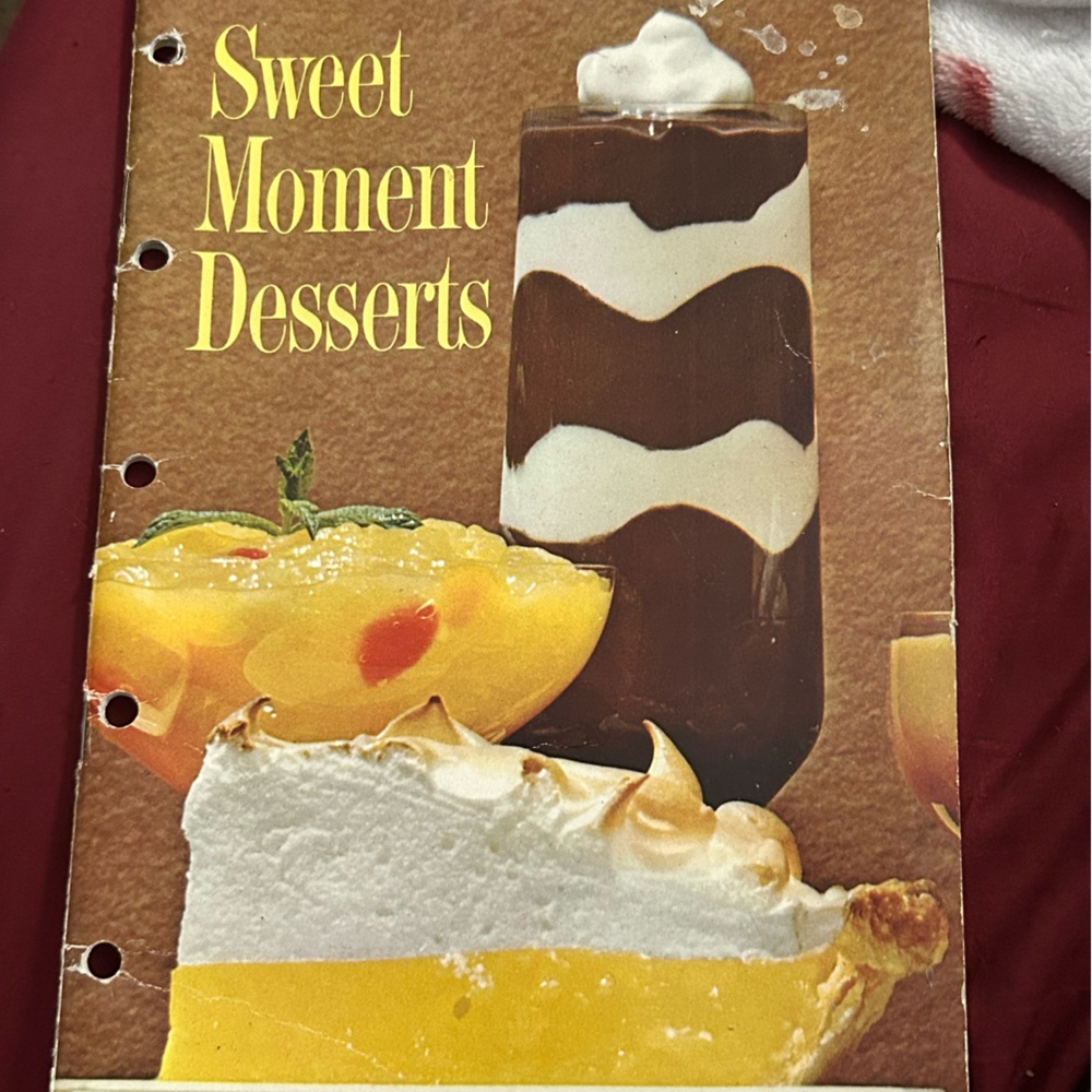 Sweet Moments Desserts by General Foods 1963